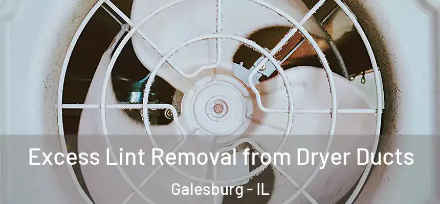 Excess Lint Removal from Dryer Ducts Galesburg - IL